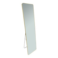 Gold shatterproof stand mirrors 150*41 cm