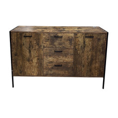 Brown wooden entrance cupboard 123*40*78