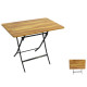 Portable rectangular folding wooden table 120*70*74 cm Portable rectangular folding wooden table 120*70*74 cm