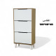 3-drawer wooden shoe cabinet