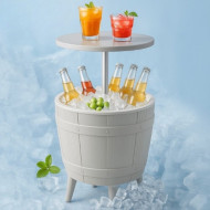 37-liter multi-colored ice cube table