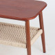 Nasmat TV table, wood and fabric, modern shape, 160 cm Nasmat TV table, wood and fabric, modern shape, 160 cm