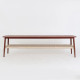 Nasmat TV table, wood and fabric, modern shape, 160 cm Nasmat TV table, wood and fabric, modern shape, 160 cm