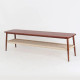 Nasmat TV table, wood and fabric, modern shape, 160 cm Nasmat TV table, wood and fabric, modern shape, 160 cm