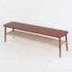 Nasmat TV table, wood and fabric, modern shape, 160 cm Nasmat TV table, wood and fabric, modern shape, 160 cm