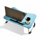 Foldable school table in several colors