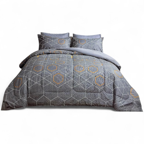 6-piece embroidered double bedspread in various colors and modern designs