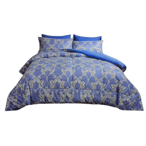 6-piece embroidered double bedspread in various colors and modern designs