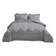 6-piece embroidered double bedspread in various colors and modern designs