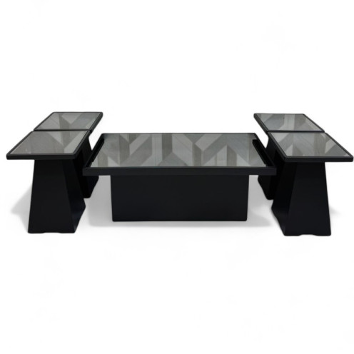 1+4 black set with new mirrors and iron bases 1+4 black set with new mirrors and iron bases