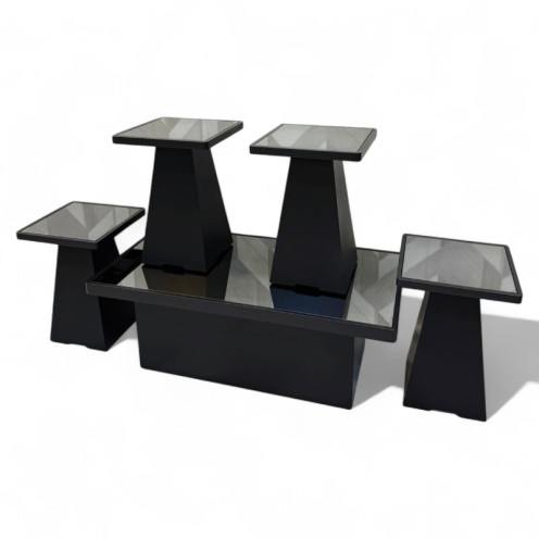 1+4 black set with new mirrors and iron bases 1+4 black set with new mirrors and iron bases