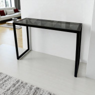 Classic black glass entrance, size 120 cm