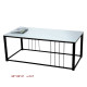 Rectangular ceramic coffee table with a modern and elegant design in several colors, 120*60*47 cm