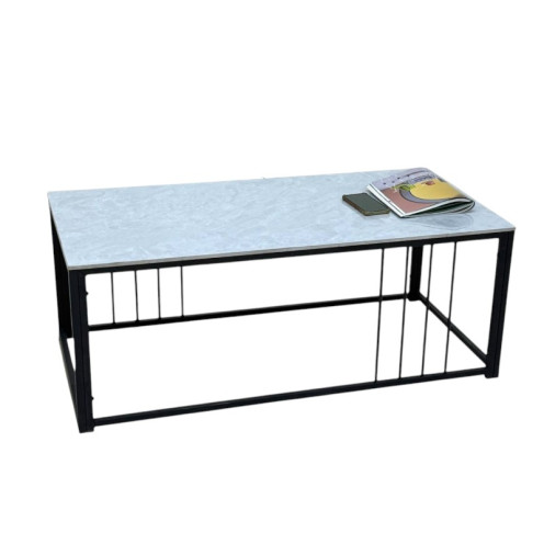Rectangular ceramic coffee table with a modern and elegant design in several colors, 120*60*47 cm