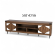 Modern TV table with modern doors in white, 160 cm Modern TV table with modern doors in white, 160 cm