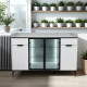 Modern and contemporary white multi-purpose buffet cabinet - 95X40X140 cm Modern and contemporary white multi-purpose buffet cabinet - 95X40X140 cm