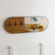 Modern Brown 90x30 Mirror with Hanger