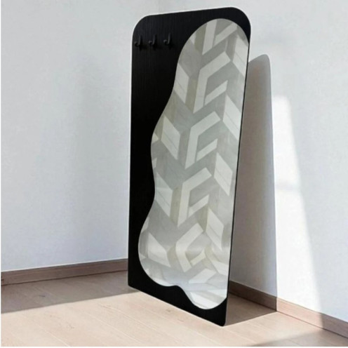 مرايا علاق مقاس 170x70 باللون الاسود حديث  مرايا علاق مقاس 170x70 باللون الاسود حديث