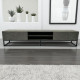 Meuble TV plasma moderne 180 cm gris