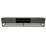 Meuble TV plasma moderne 180 cm gris