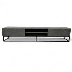 Meuble TV plasma moderne 180 cm gris