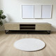 Plasma TV table with an elegant and sophisticated design in beige, 160 cm