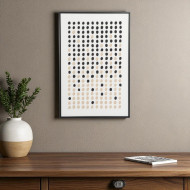 A wall painting symbolizing beautiful dots, 120*80 cm
