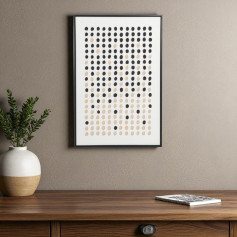 A wall painting symbolizing beautiful dots, 120*80 cm