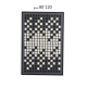Black wall painting with beautiful dots, 120*80 cm
