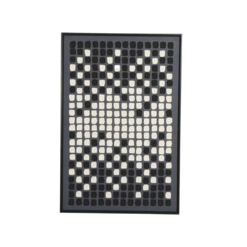 Black wall painting with beautiful dots, 120*80 cm