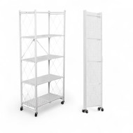 5-Shelf Foldable Metal Stand in Multiple Colors