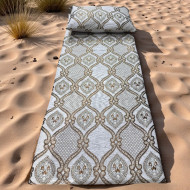 Foldable mattress with pillow for trips in several colors 190CM