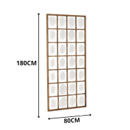 80*180 cm wooden divider mirror with an elegant and luxurious design
