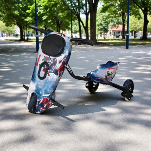 36V Electric Drift Scooter for Kids, Modern with Graphics