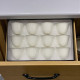 12-piece white decorated coffee cup set 12-piece white decorated coffee cup set