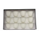 12-piece white decorated coffee cup set 12-piece white decorated coffee cup set