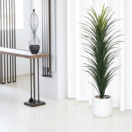 170cm tall fiberglass tub cactus in white