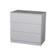 3-drawer storage unit