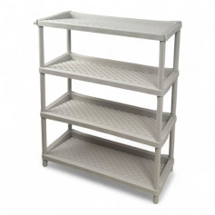 Shoe rack four floors strong plastic after colors with hanging in the corners