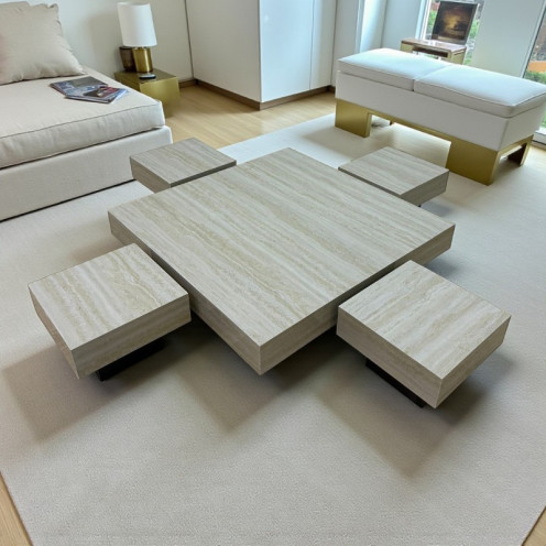 1+4 table set, modern and elegant, marble alternative floor 1+4 table set, modern and elegant, marble alternative floor