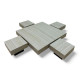 1+4 table set, modern and elegant, marble alternative floor 1+4 table set, modern and elegant, marble alternative floor