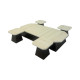 1+4 table set, modern and elegant, marble alternative floor