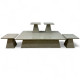 1+4 Marble Coffee Table Set with Elegant and Luxurious Design 1+4 Marble Coffee Table Set with Elegant and Luxurious Design