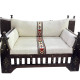 طقم كنب 4 قطع حديثة وعصرية 7 اشخاص وطاولة وسطية مصممة على الطراز الشعبي باللون الابيض طقم كنب 4 قطع حديثة وعصرية 7 اشخاص وطاولة وسطية مصممة على الطراز الشعبي باللون الابيض