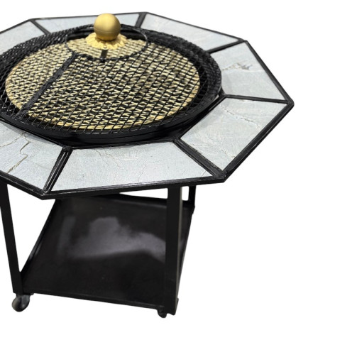 منقل شوي سيراميك فاخر وحديث عالي الجودة مقاس 80*80سم منقل شوي سيراميك فاخر وحديث عالي الجودة مقاس 80*80سم