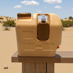 جركل ماء مع علبة صابون 20 لتر 