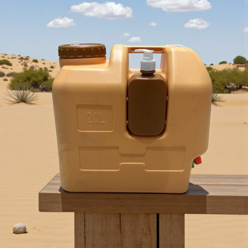 جركل ماء مع علبة صابون 20 لتر 