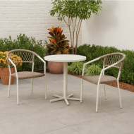 طقم طاولة شاي مع 2 كراسي حديث وعصري 