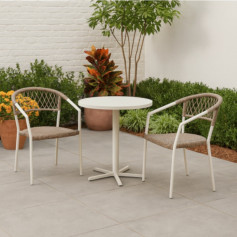 طقم طاولة شاي مع 2 كراسي حديث وعصري 