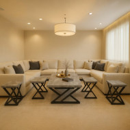 1+4 Wooden Coffee Table Set in a Variety of